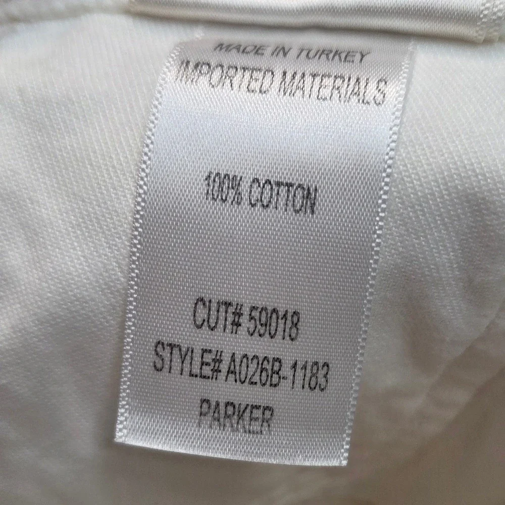 AGOLDE Parker High Rise White Denim Cutoff Shorts A026B-1183 Size 24 - Picture 5 of 8